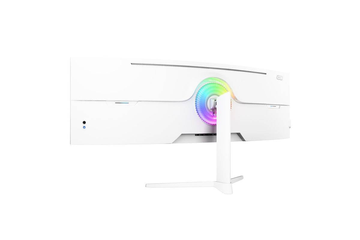 Arozzi Nova 49” Curved, 124,5 cm (49"), 5120 x 1440 Pixel, Dual QHD, LED, 4 ms, Weiß-4