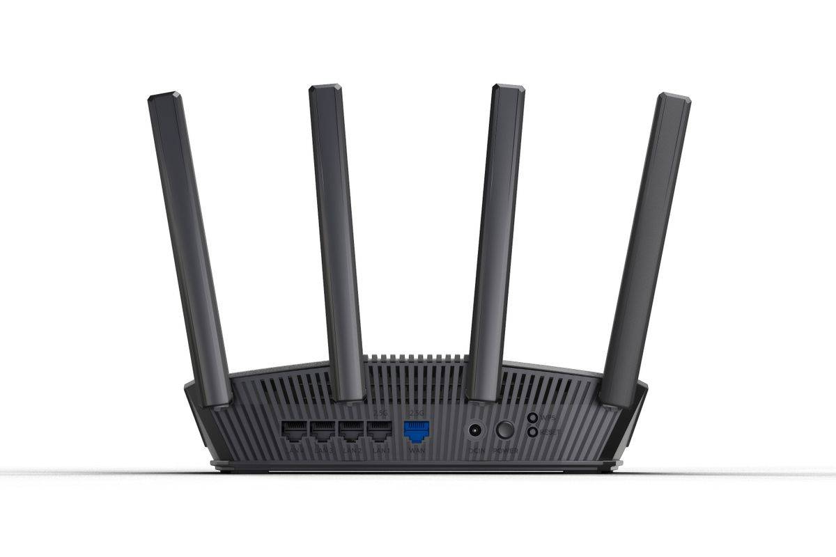 ASUS WL-Router RT-BE59 BE5000 Dual-Band WiFi7 AiMesh Multimedia-Technik Wireless Router-0