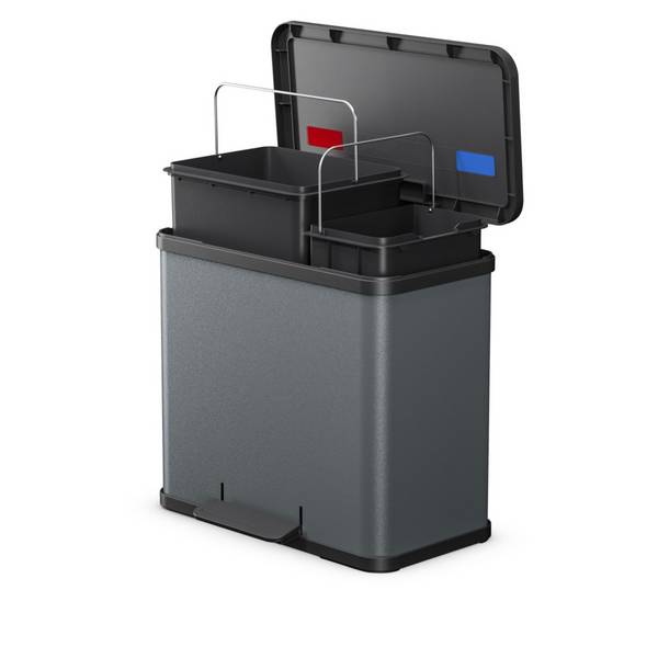 Hailo Öko duo Plus L dunkelgrau,matt