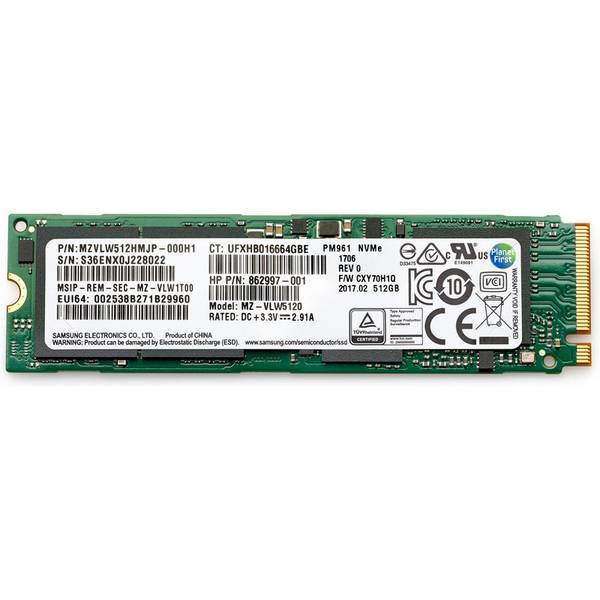 HP  SSD - 512 GB - intern - M.2 2280 - PCIe 4.0 x4 (NVMe)