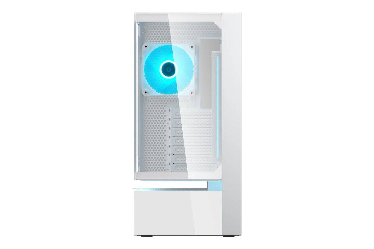 Cougar Gehäuse Midi-Tower CFV235 Vision ARGB Glas Weiß - Midi/Minitower - ATX-1