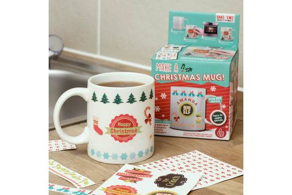 ThumbsUp! Tasse Make a Christmas Mug Stick 350ml weiß Multimedia-Technik Tassen