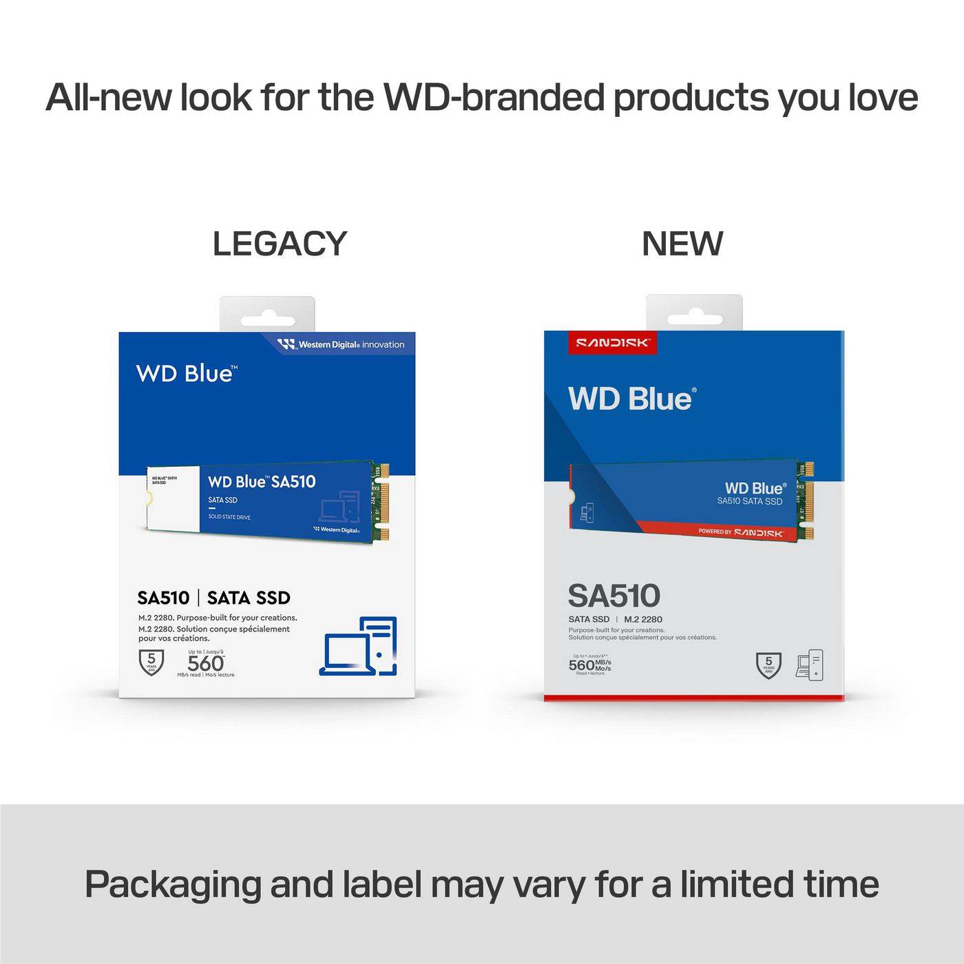 WD Blue SA510 WDS500G3B0B - SSD - 500 GB - intern-5