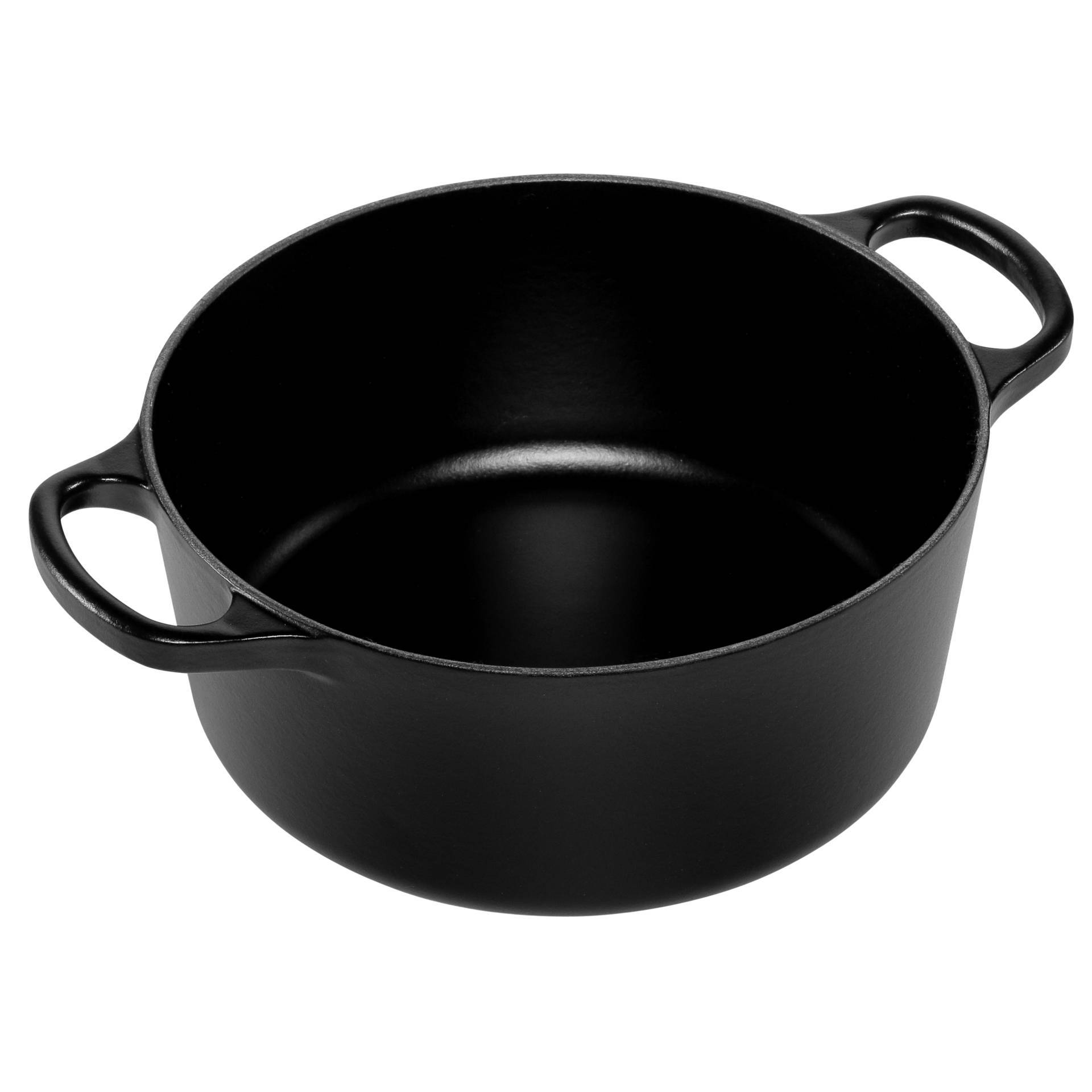 Le Creuset Bräter 22cm, mattschwarz 21177220000430-1