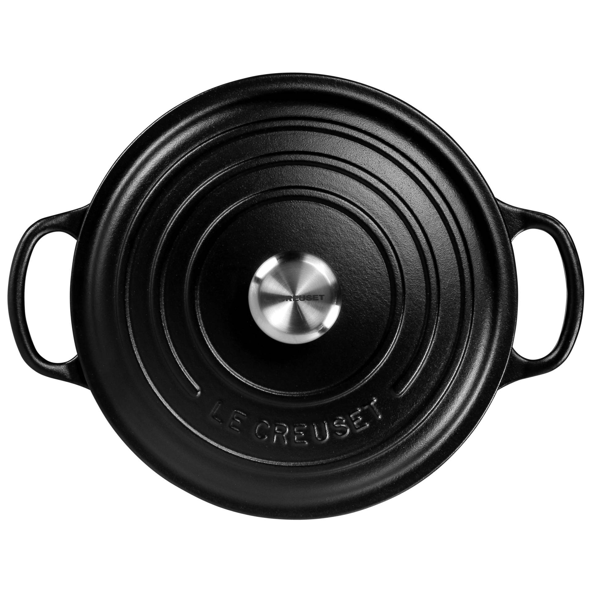 Le Creuset Bräter 22cm, mattschwarz 21177220000430-2