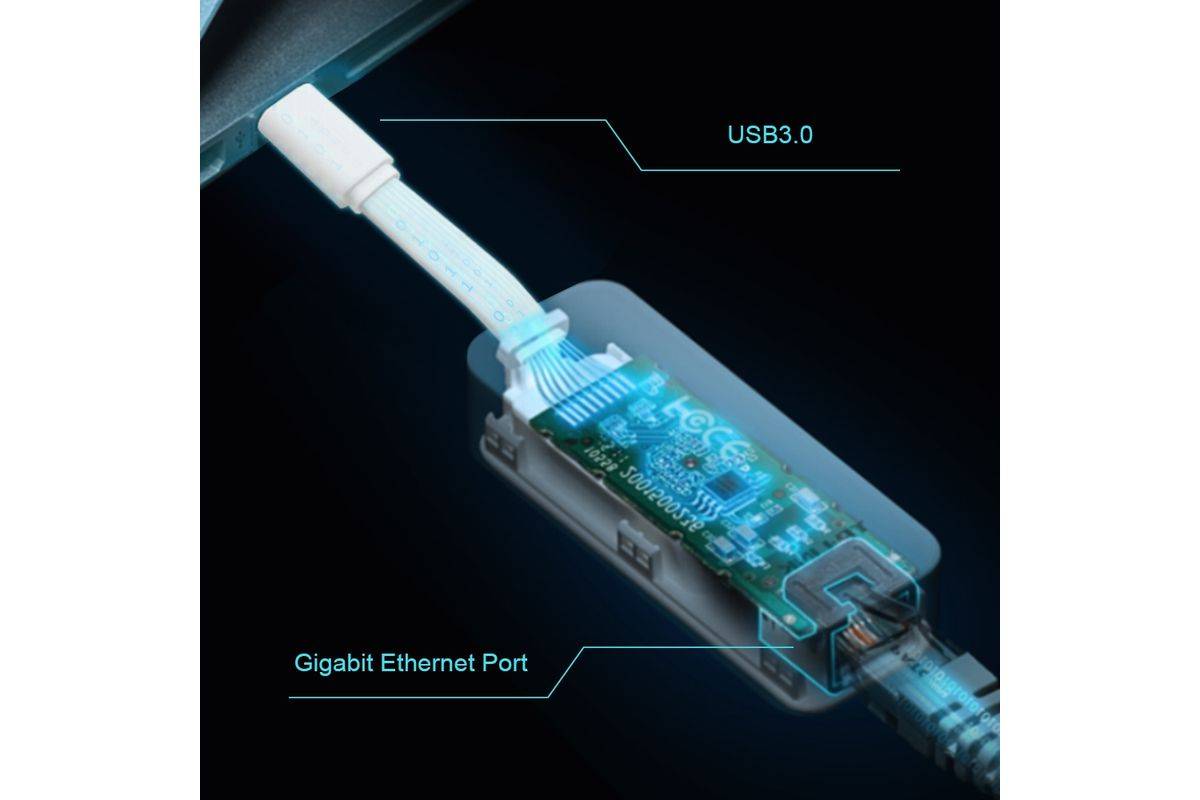 TP-Link Adapter USB 3.0 Typ C > Gigabit Ethernet UE300C Multimedia-Technik Netzwerkkarten-4