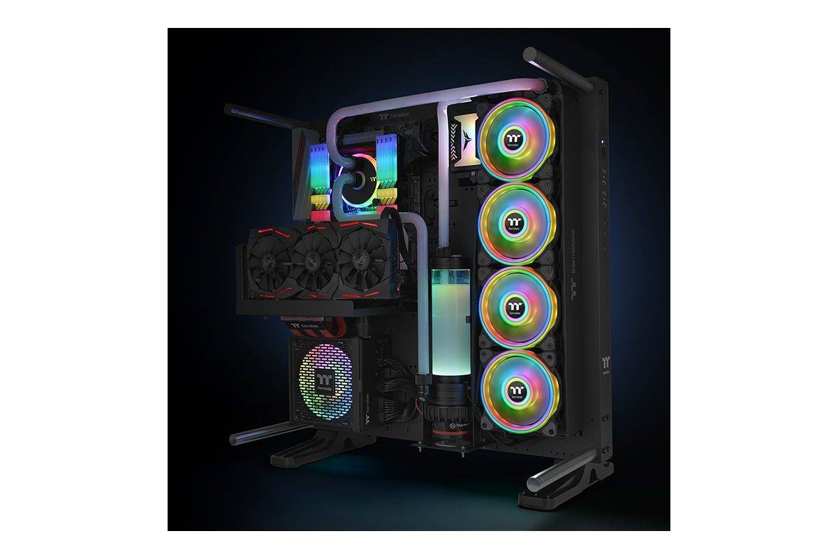 Thermaltake Riing 12 RGB Fan TT Premium Edition - Gehäuselüfter - 120 mm (Packung mit 3)-4