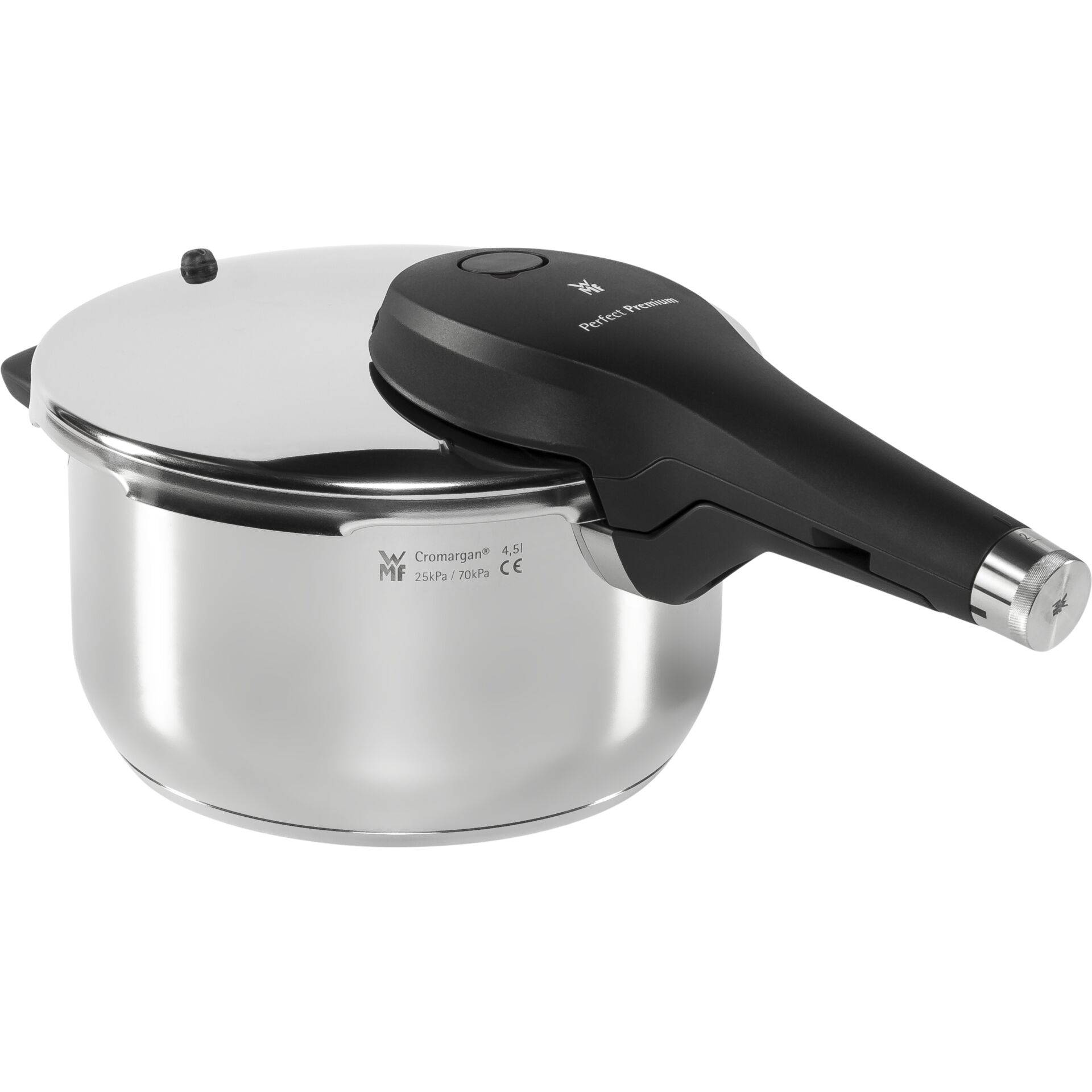 WMF Perfect Premium 0795829990, 4,5 l, Keramik, Gas, Halogen, Induktion, Edelstahl, 22 cm, Edelstahl, Deutschland-1