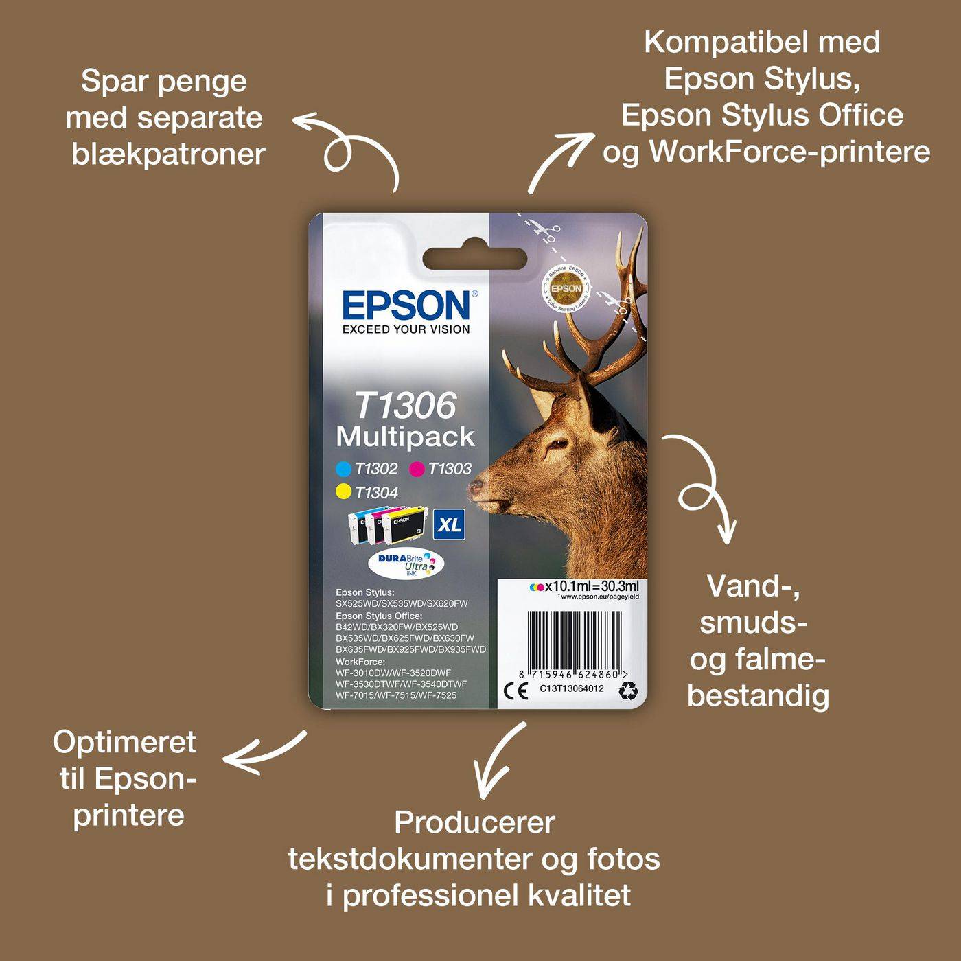Epson T1306 Multipack - 3er-Pack - 30.3 ml-4