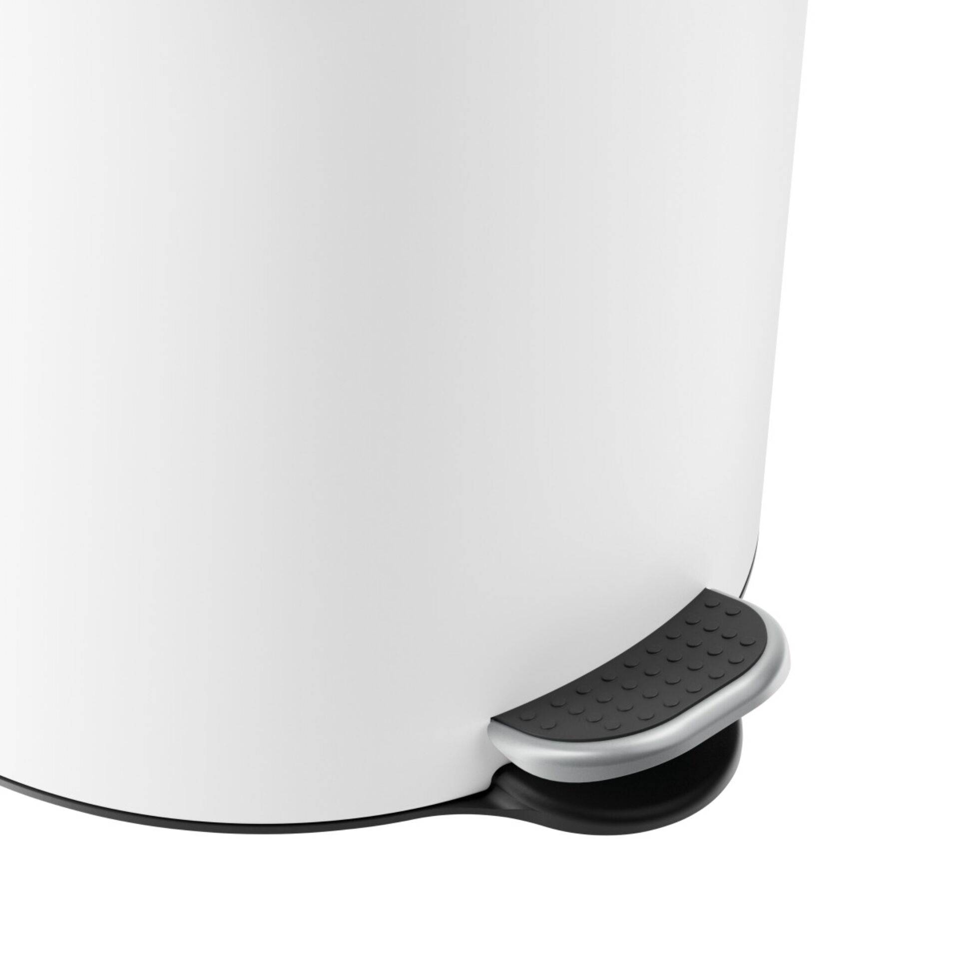 Tretabfallsammler Selekta 30l D290xH640mm Stahlbl.weiß HAILO-1