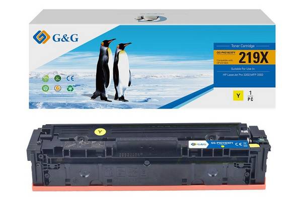 G&G | Ninestar Toner kompatibel mit HP 219X gelb - Kompatibel - Tonereinheit