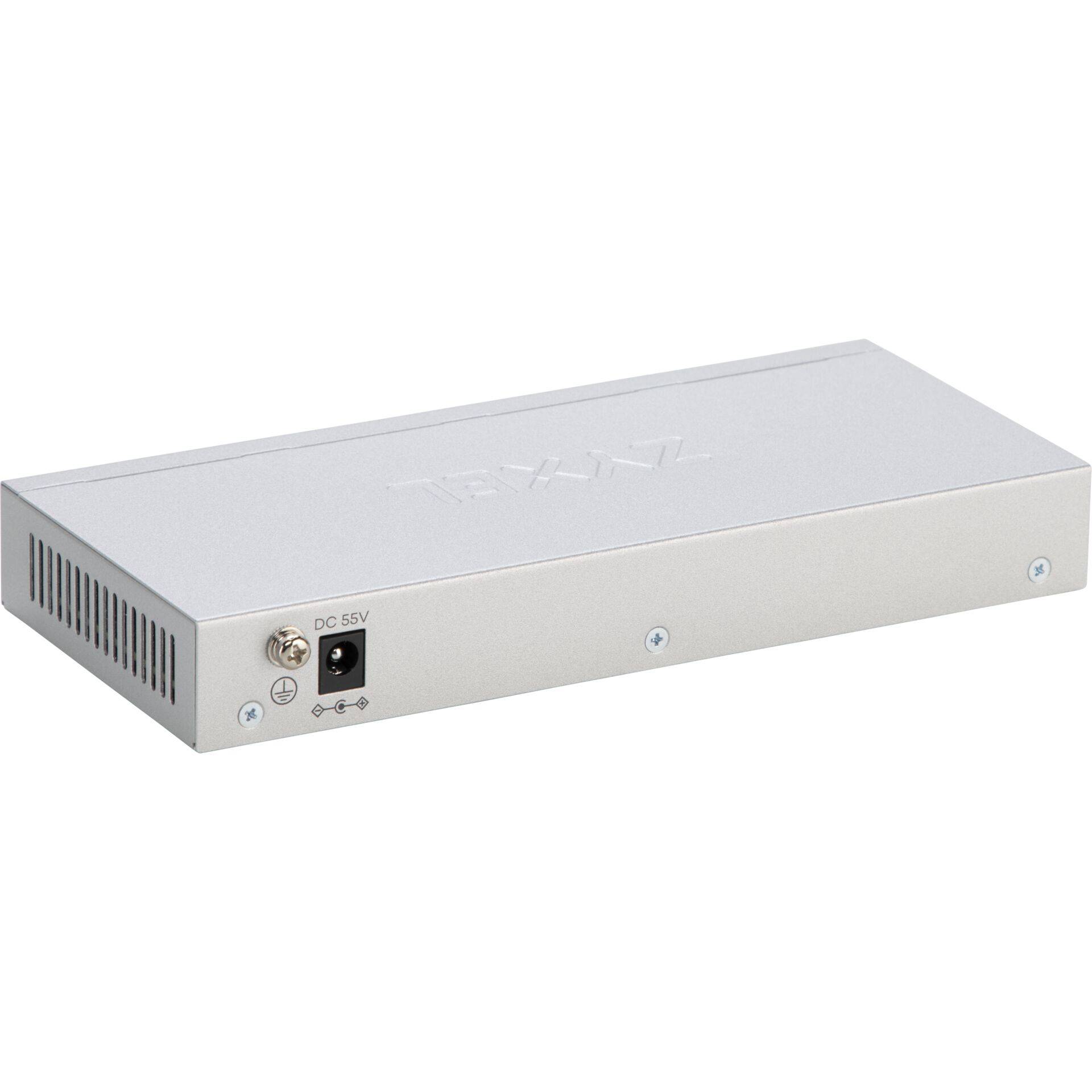 ZyXEL GS1200-8HPV3 8-Port Gigabit PoE+ Web / Smart Managed Sw.-1