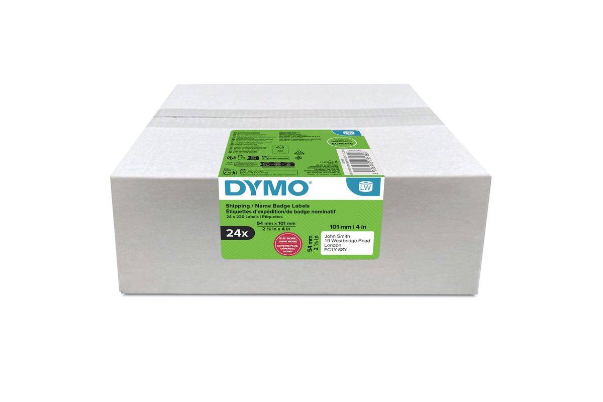 Dymo Etiketten Versand-/Namensschild 24 Rollen a 220-0