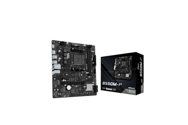 ASRock B550M-P - Motherboard - micro ATX - Socket AM4 - AMD B550 Chipsatz - USB-C 3.2 Gen 1, USB 3.2 Gen 1 - 2.5 Gigabit