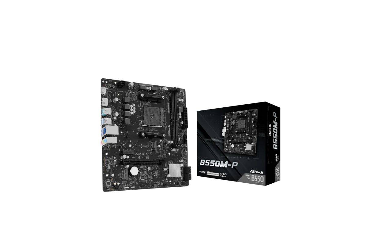 ASRock B550M P AM4 D AMD Sockel Ryzen-0