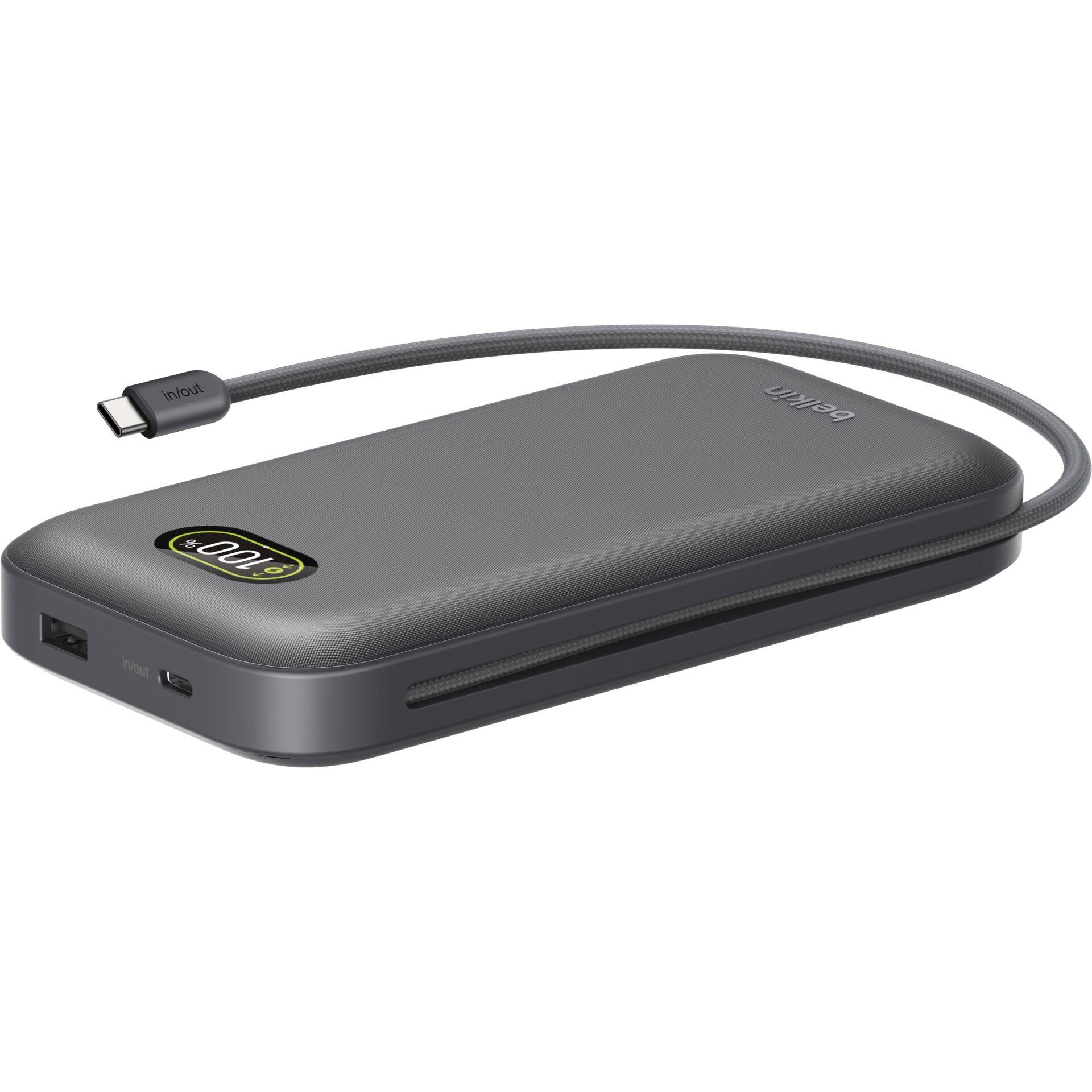 Belkin UltraCharge Pro - Powerbank - 27000 mAh - 140 Watt - Fast Charge, QC - 2 Ausgabeanschlussstellen (USB, USB-C)-4