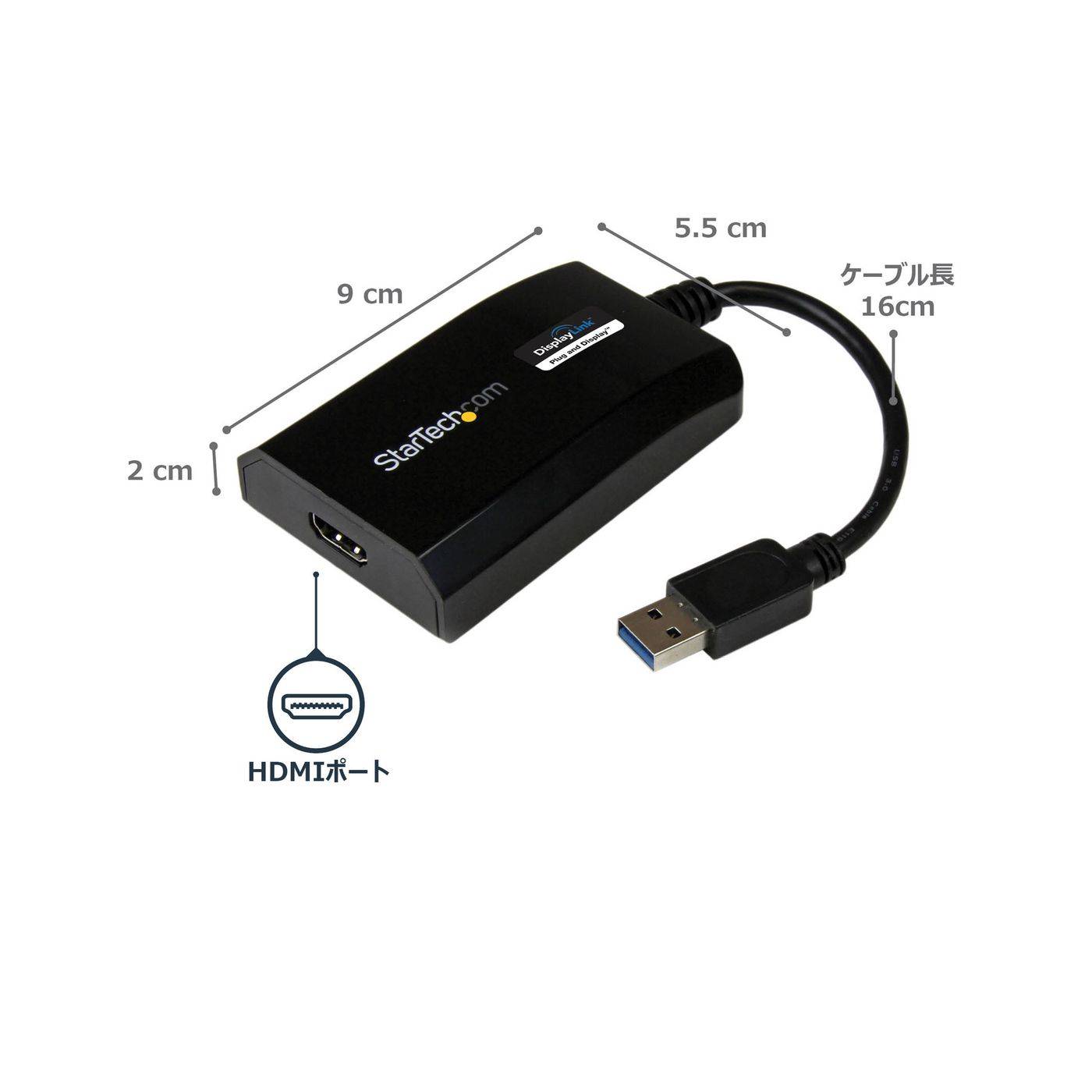 STARTECH USB32HDPRO USB3.0 to HDMI - Displaylink-6