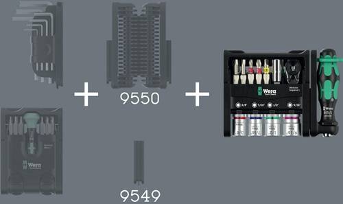 Bitsortiment Tool-Check Modular Imperial 1 21-tlg.WERA-3