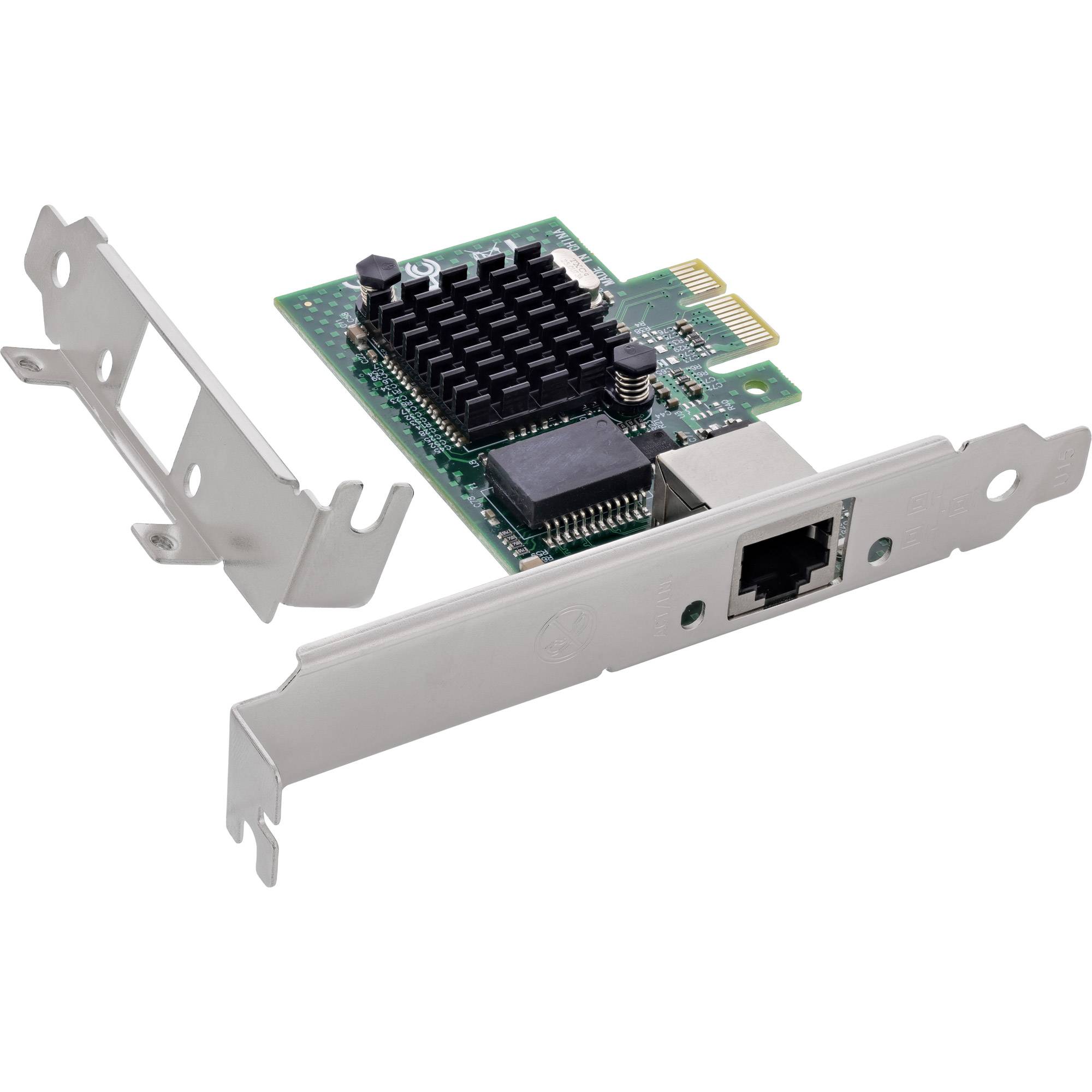 InLine® Gigabit PCIe Netzwerkkarte, RJ45, Low-Profile-0
