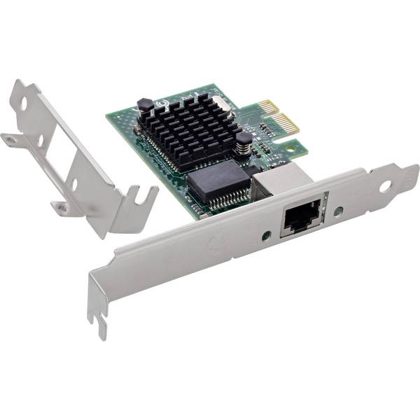 InLine® Gigabit PCIe Netzwerkkarte, RJ45, Low-Profile