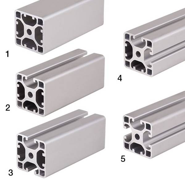 657.4-5-4040-6 K-Profil leicht 6m 40x40 mm Typ 5
