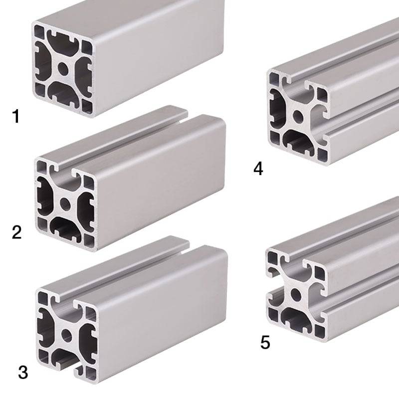 657.4-2-4040-2 K-Profil leicht 2m 40x40 mm Typ 2-0
