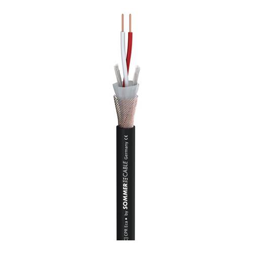 SOMMER CABLE 520-0051 - Mikrofonkabel DMX Binary 234 AES/EBU (2x 0,34mm² | PVC Ø 6,20mm | schwarz) - METERWARE-0