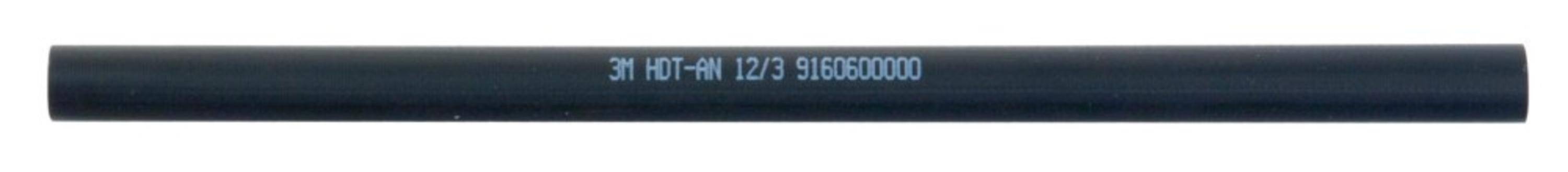 1m 3M HDT-AN 12/3 Dickwandiger Warmschrumpfschlauch mit Kleber 12/3 mm, schwarz TE100048582-0