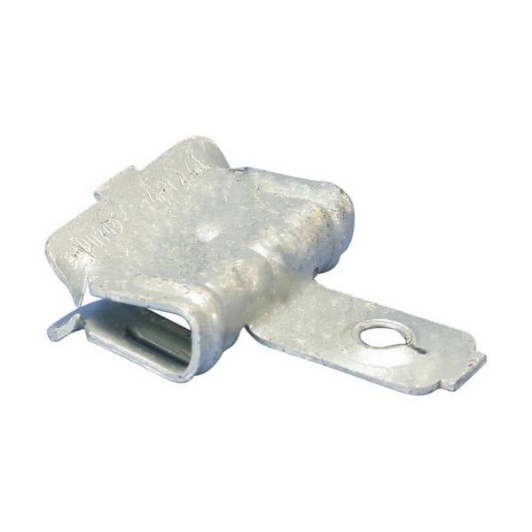 ERICO Germany Hammer-On Flange Clip, Vertical Mount, 3–8 mm Flange, M6 Rod