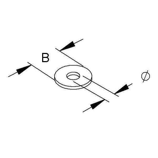 100 Stk. Niedax U-Scheibe UGM 8 F Stahl-1