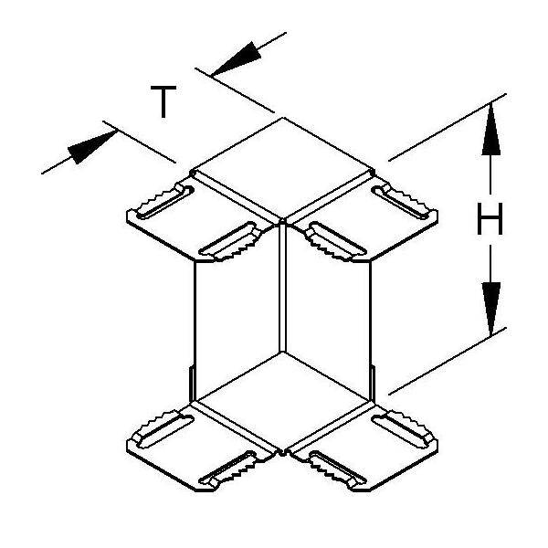 Niedax GK-Inneneckeinsatz 90Gr. GKIE 213 WA-1