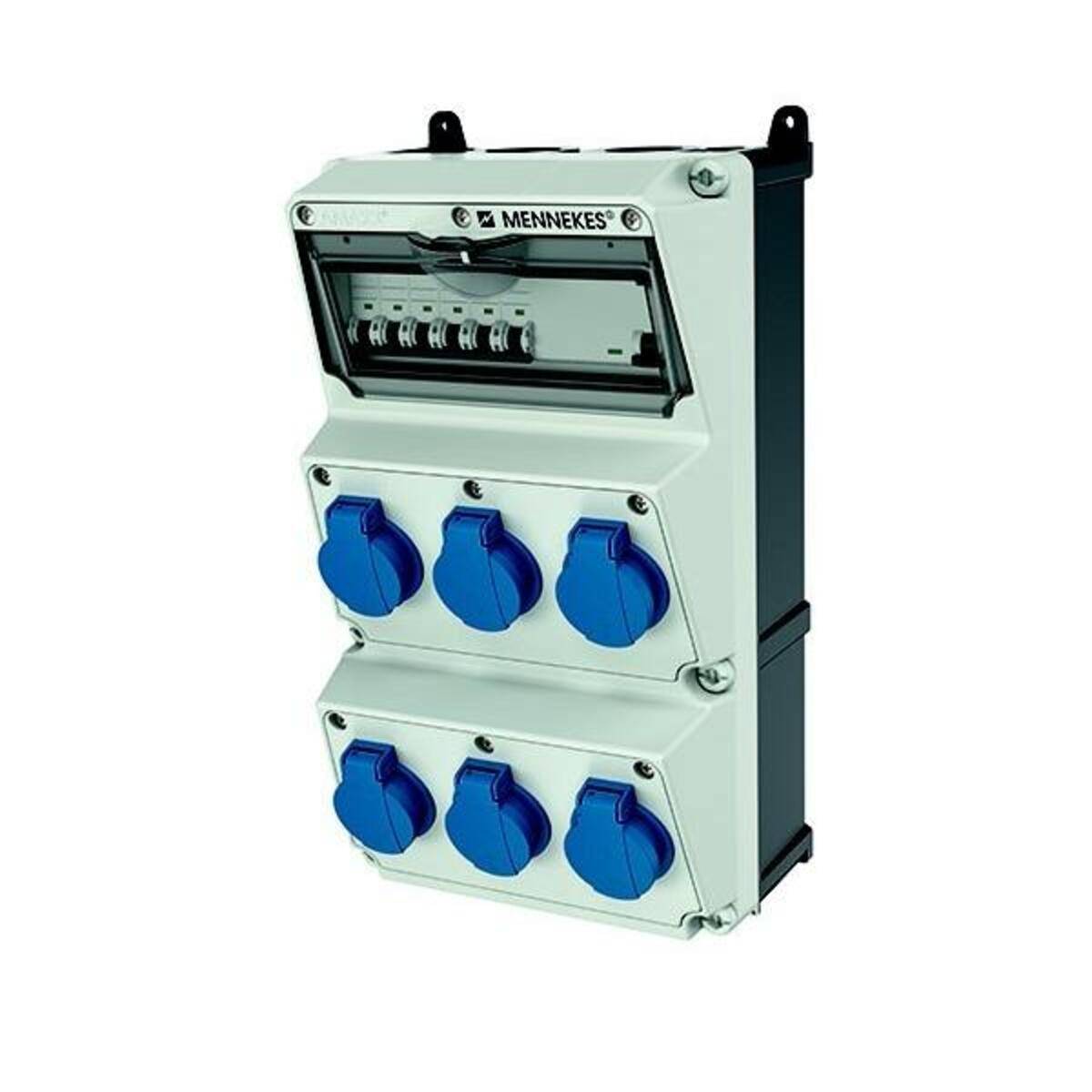 1St. Mennekes 930001 AMAXX Steckdosen-Kombination IP44-0