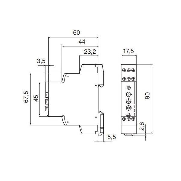 Eberle Controls Drehstrom-Netzwächter INW-3-1