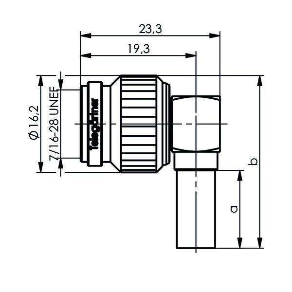 Telegärtner TNC-Winkelstecker 100023814-2