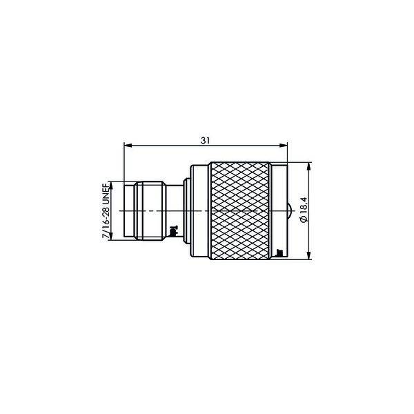 5 Stk. Telegärtner Adapter TNC-UHF (F-M)-4