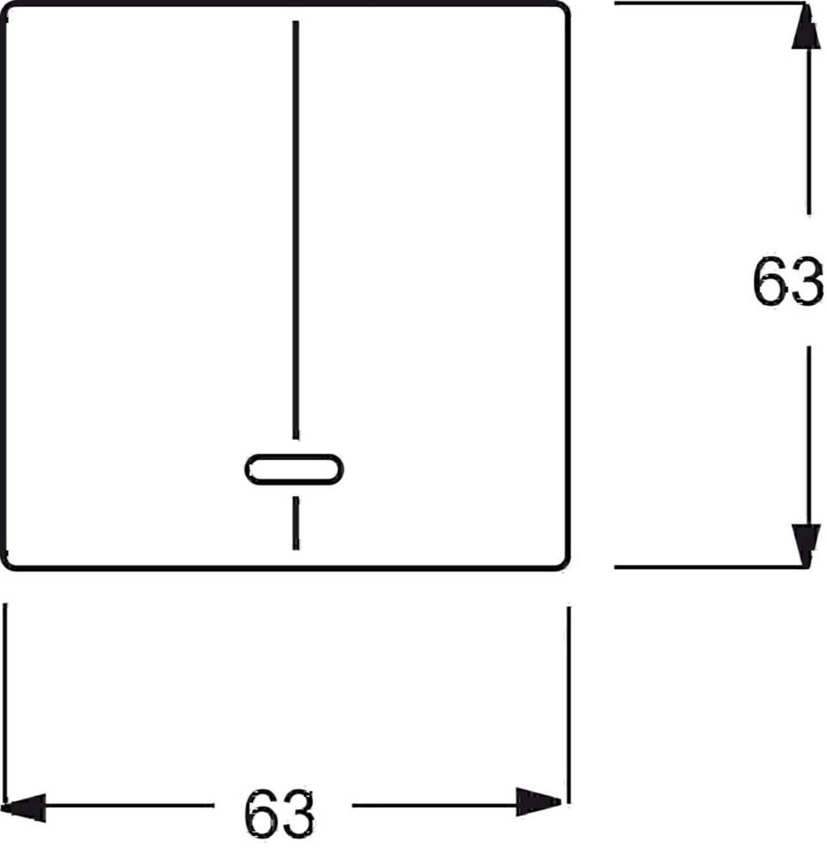 Busch-Jaeger Abdeckung Dimmer Carat Weiß 2CKA006599A2908 1 St.-1