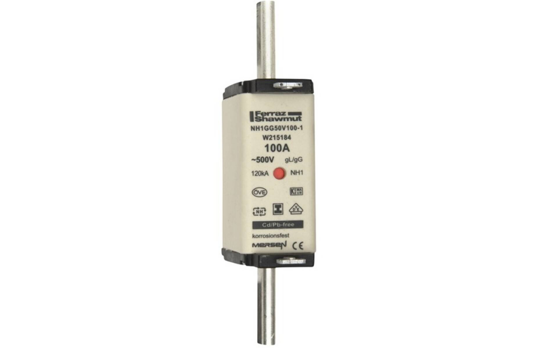 Mersen NH-Sicherungseinsatz SG NH1GG50V100-1-0