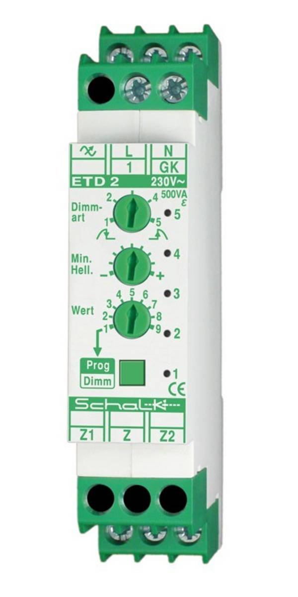 Schalk Tastdimmer ETD 2 f. LED/ESL REG m. Z-Eingang