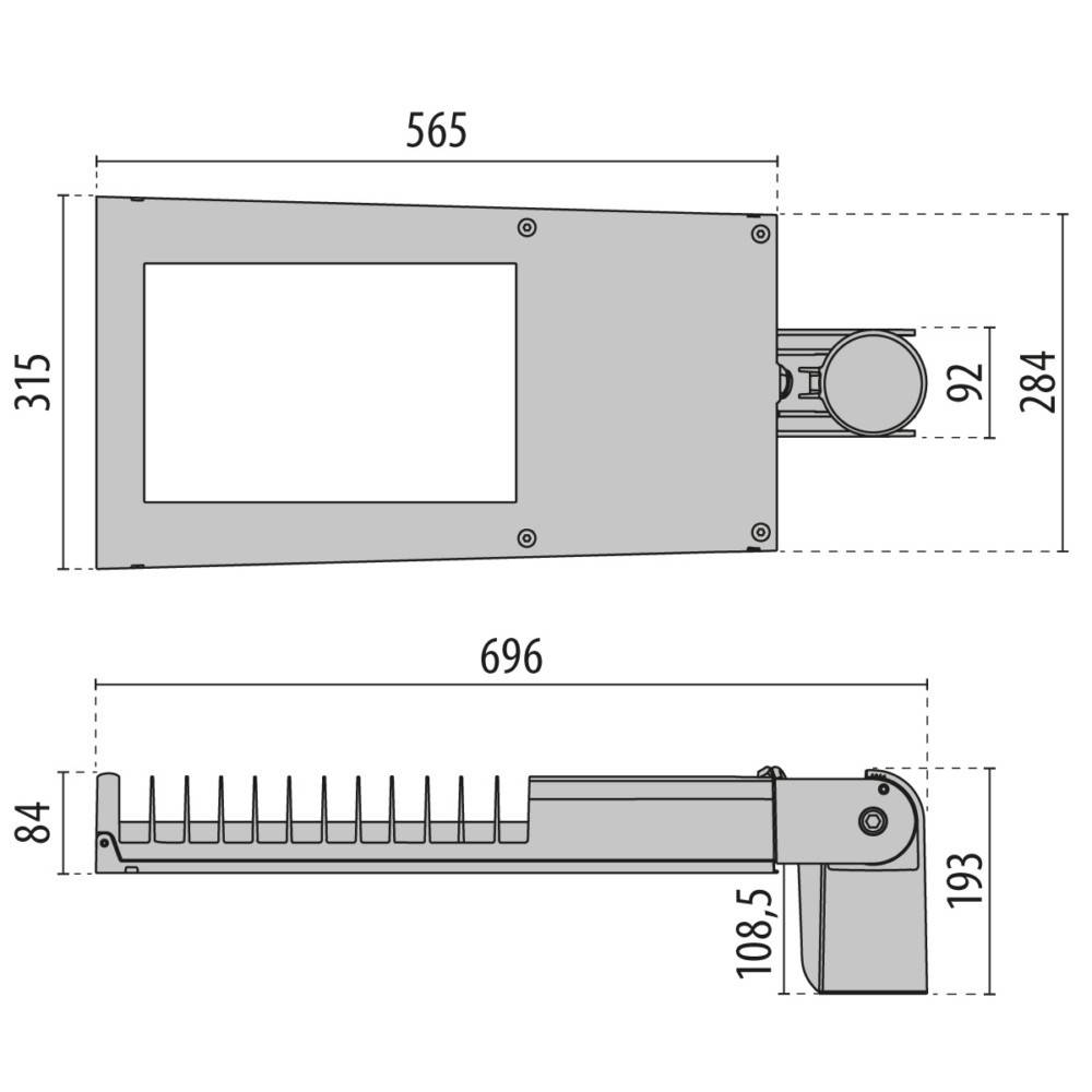 Spittler LED-Straßenleuchte 306442-1