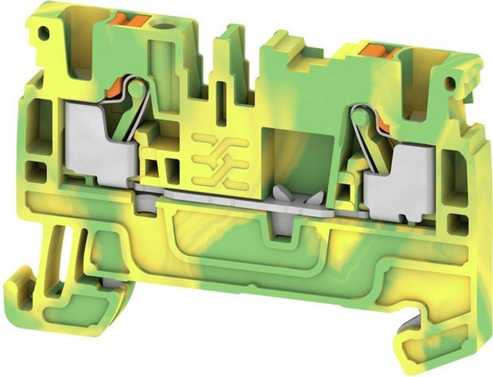 Weidmüller Schutzleiter-Reihenklemme 2,5qmm, gn/ge A2C 2.5 PE 5,1 mm, 55 36,5 mm-0