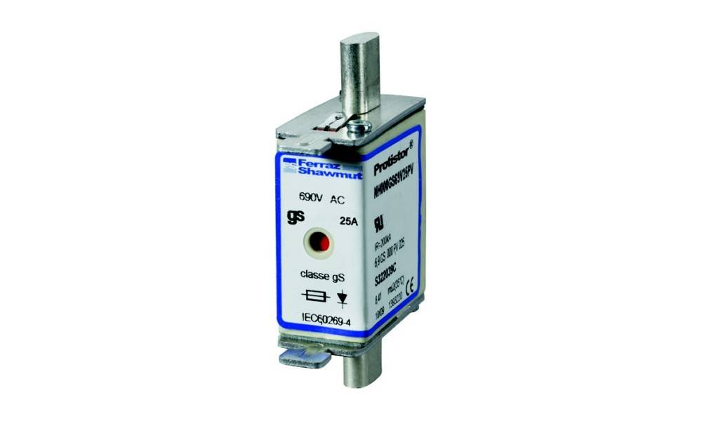 3 Stk. Mersen Sicherungseinsatz NH gS-0