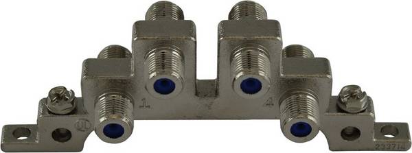 Televes 401111, HF, F-Typ, F-Typ, Weiblich, Weiblich, Metallisch