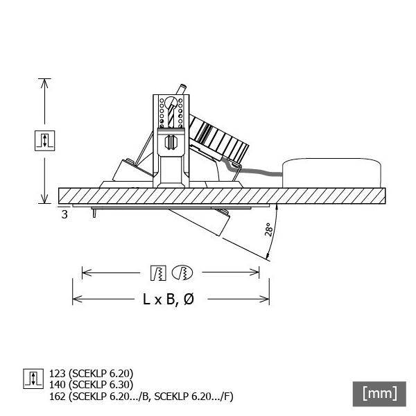LTS Licht&Leuchten LED-Strahlereinsatz SCEKLP-1