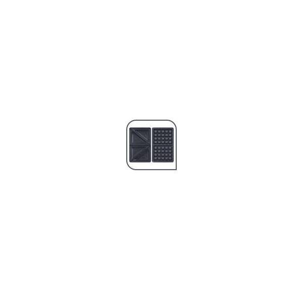 2 Stk. Tefal Waffelautomat SW 341B gr/sw-2