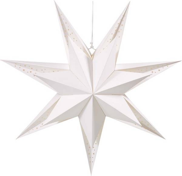 6 Stk. Hellum LED-Papierstern 578027