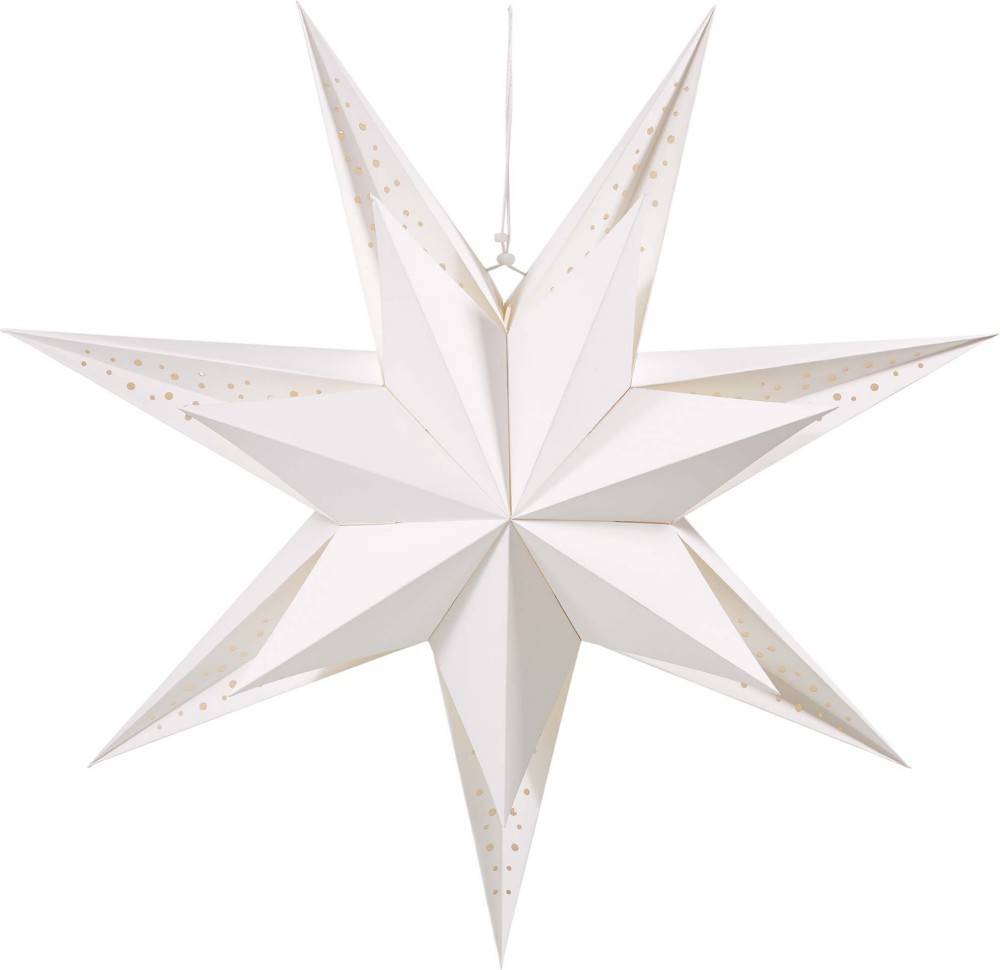 6 Stk. Hellum LED-Papierstern 578027-0