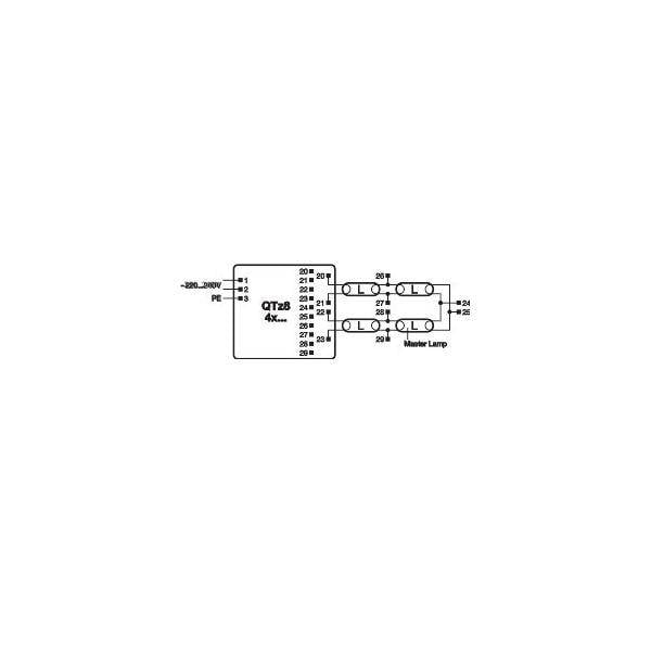 OSRAM BETRIEBSGERÄTE EVG QTz8 4X18-2