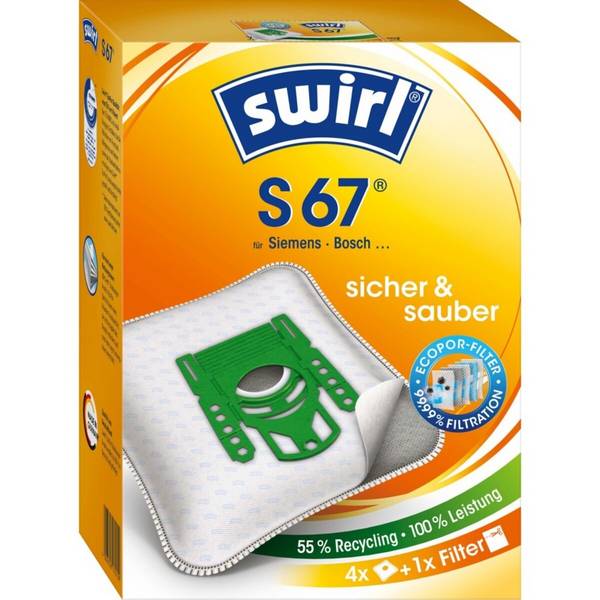 Swirl Staubbeutel S 67 EcoPor VE4
