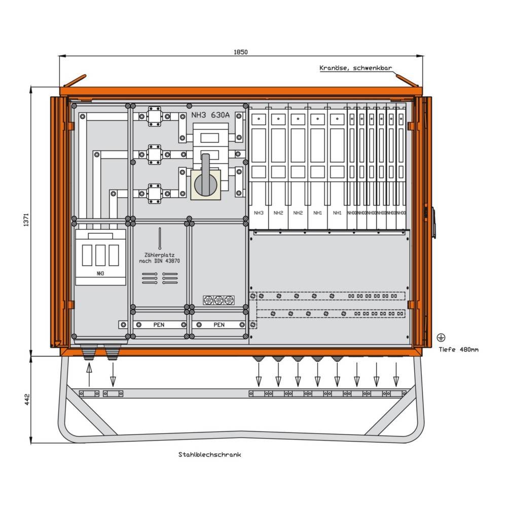 Walther Werke Anschlussschrank WA0065-0