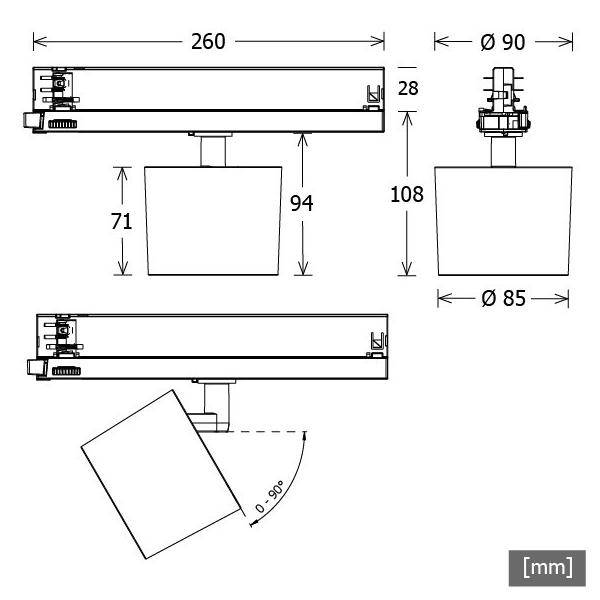 LTS Licht&Leuchten LED-Stromschienenstrahler-1